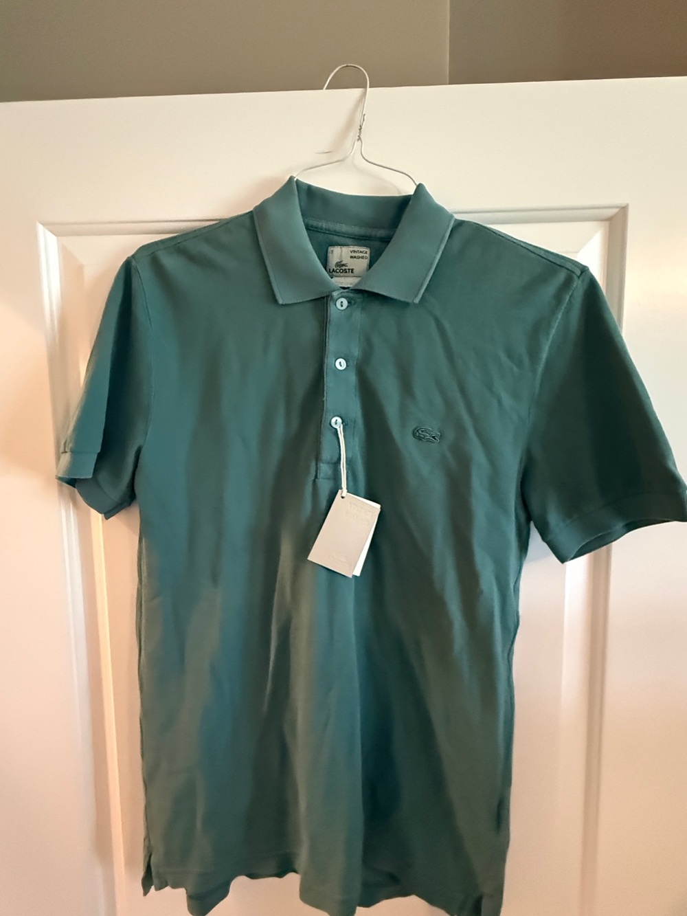 Lacoste Green Piqué Polo Shirt